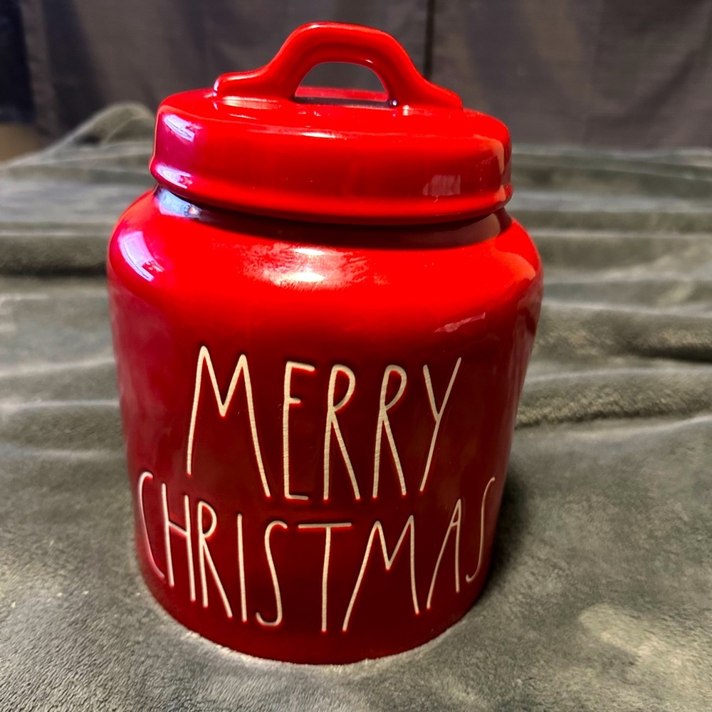 Rae Dunn Merry Christmas Canister